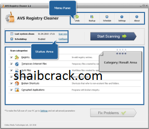 AVS Registry Cleaner Crack 